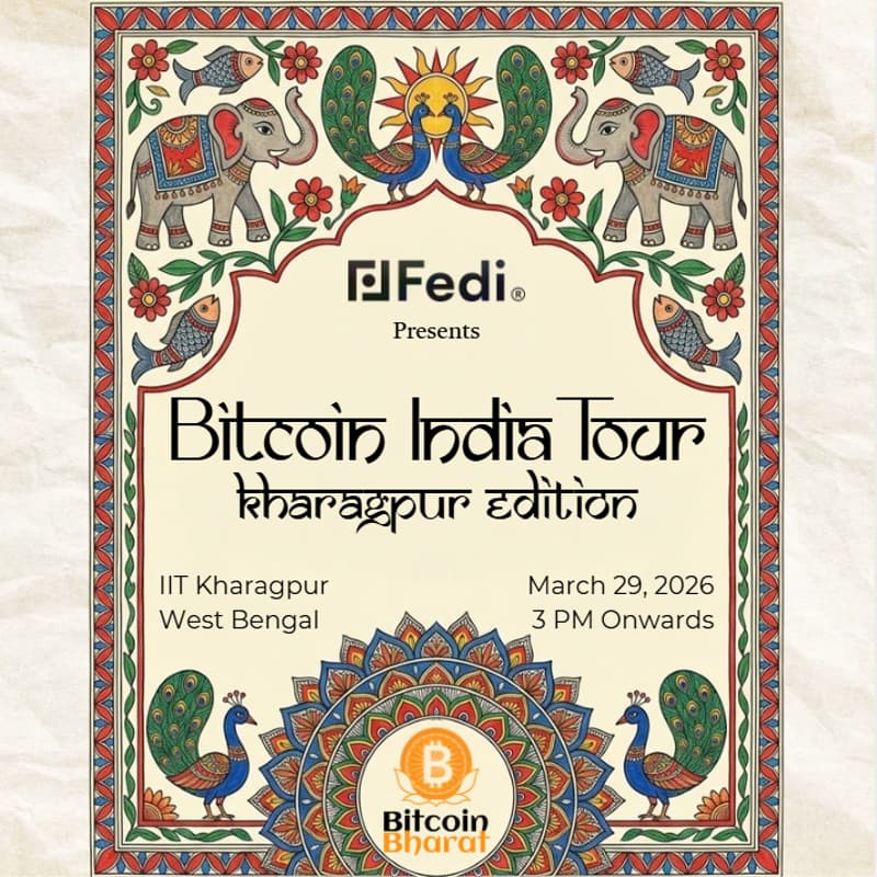 Cover Image for Bitcoin India Tour- Kharagpur Edition