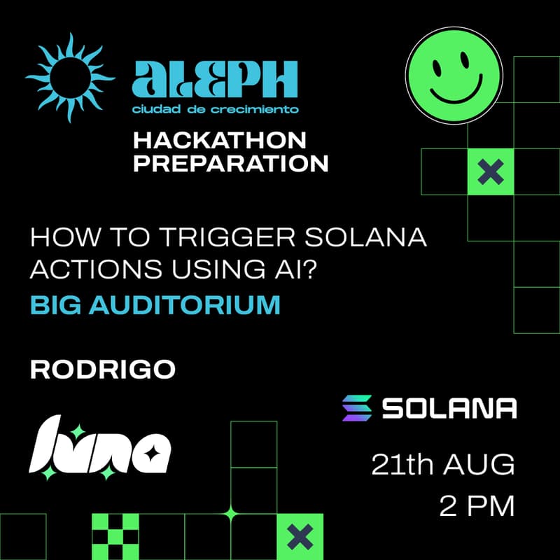 Foto de portada de How to trigger Solana Actions using AI?               feat. Luna.ai