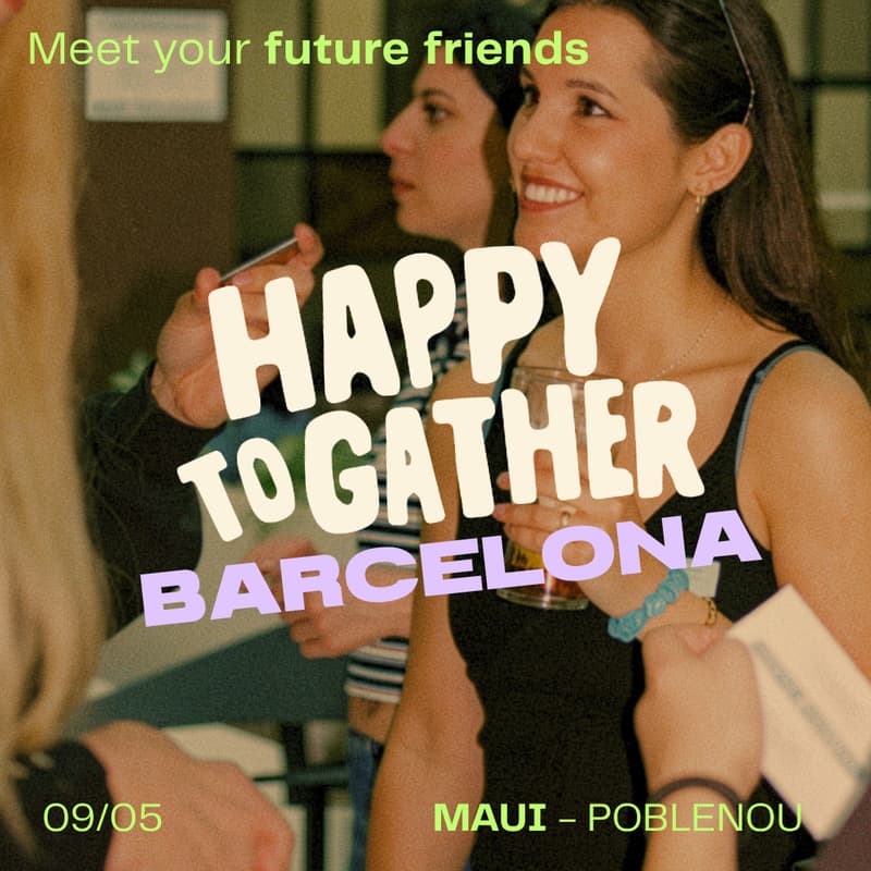 Cover Image for Happy to Gather - Meet Your Future Friends in Barcelona