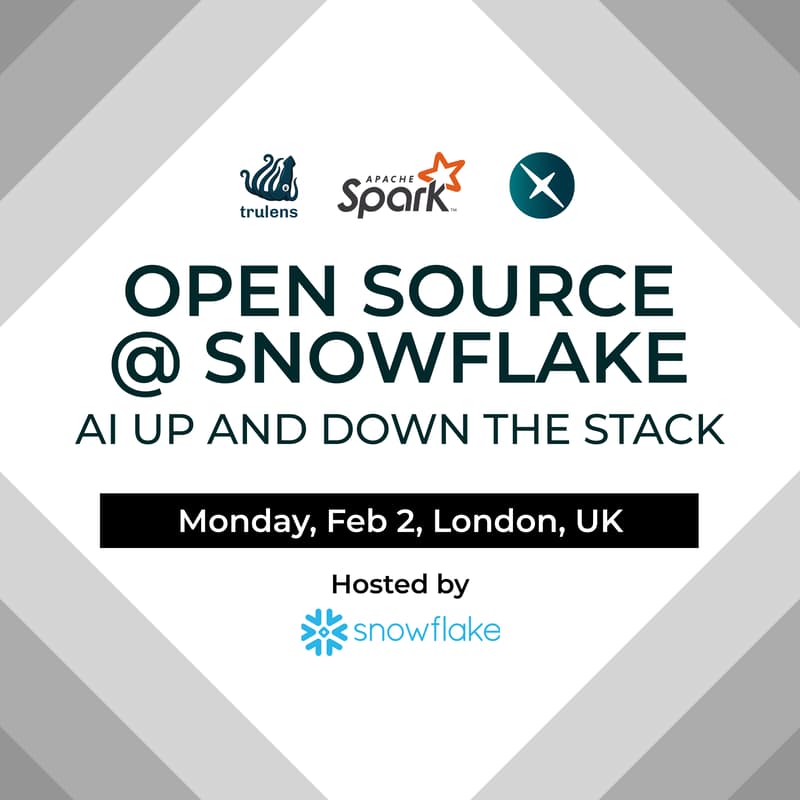 Cover Image for Snowflake OSS Meetup: AI up and down the stack