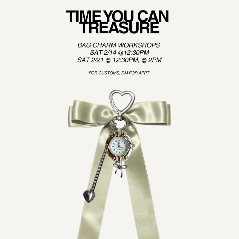 Cover Image for Valentine's Day Watch Bag Charm Workshop @12:30
