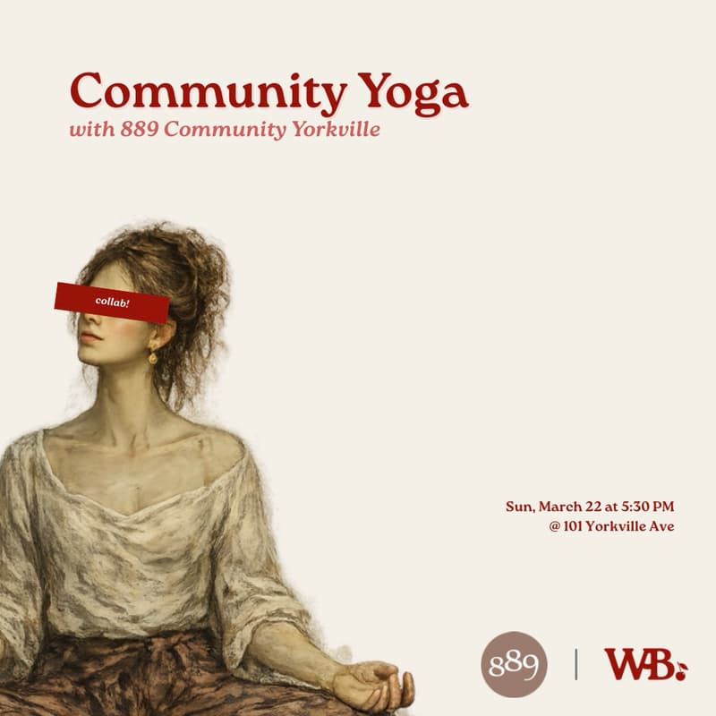 Cover Image for Community Yoga: 889 x WaB Book Club