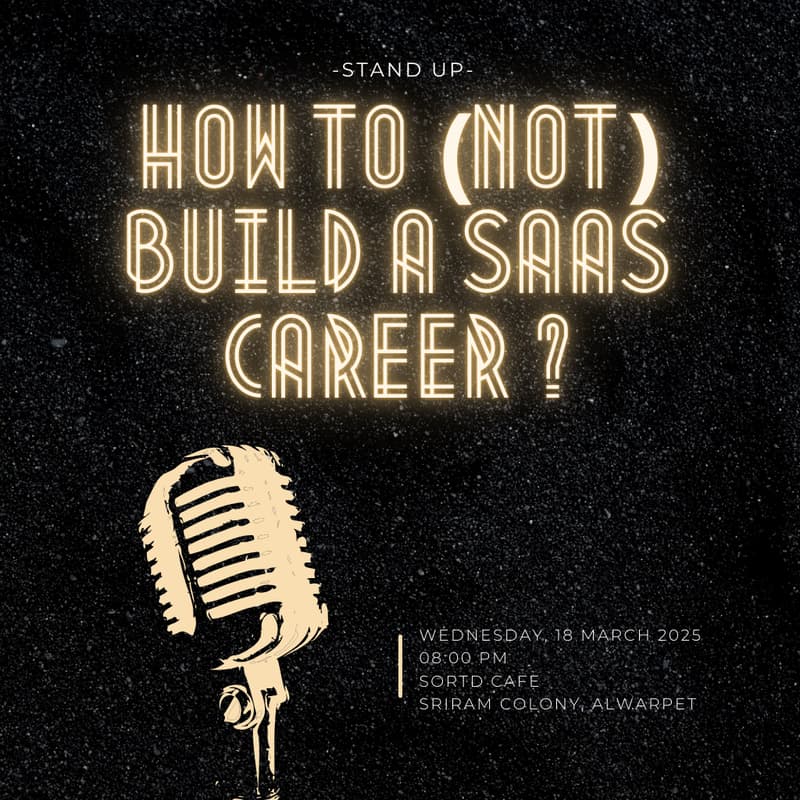 Cover Image for How to (Not) Build a SaaS Career?