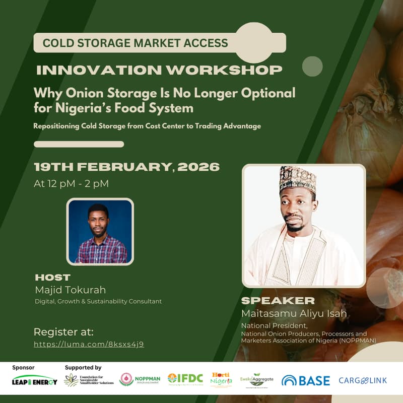 Cover Image for Cold Storage Market Access Innovation Workshop