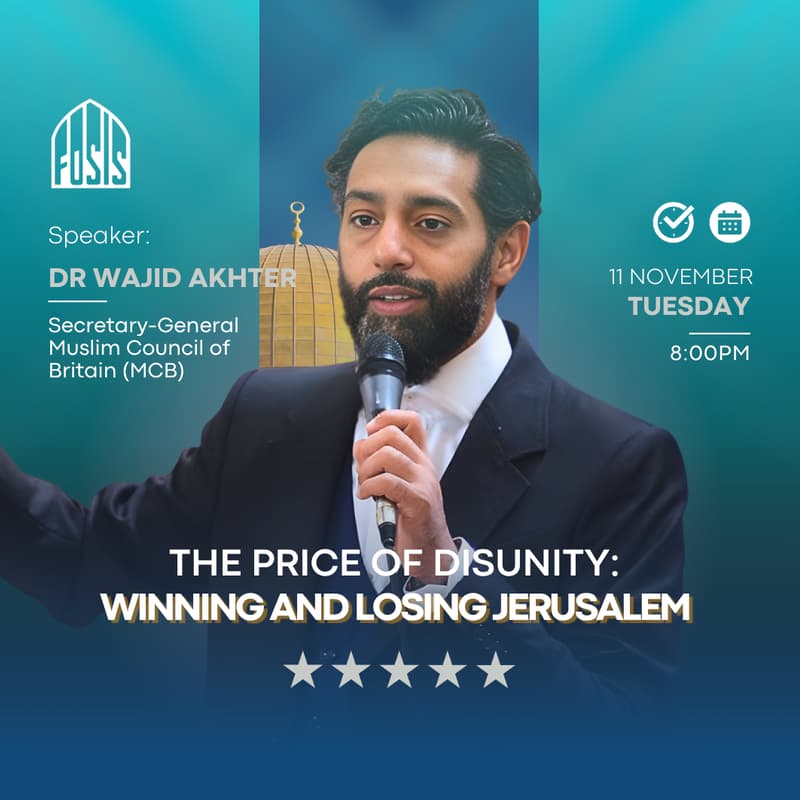 Cover Image for The Price of Disunity: Winning and Losing Jerusalem with Dr. Wajid Akhter