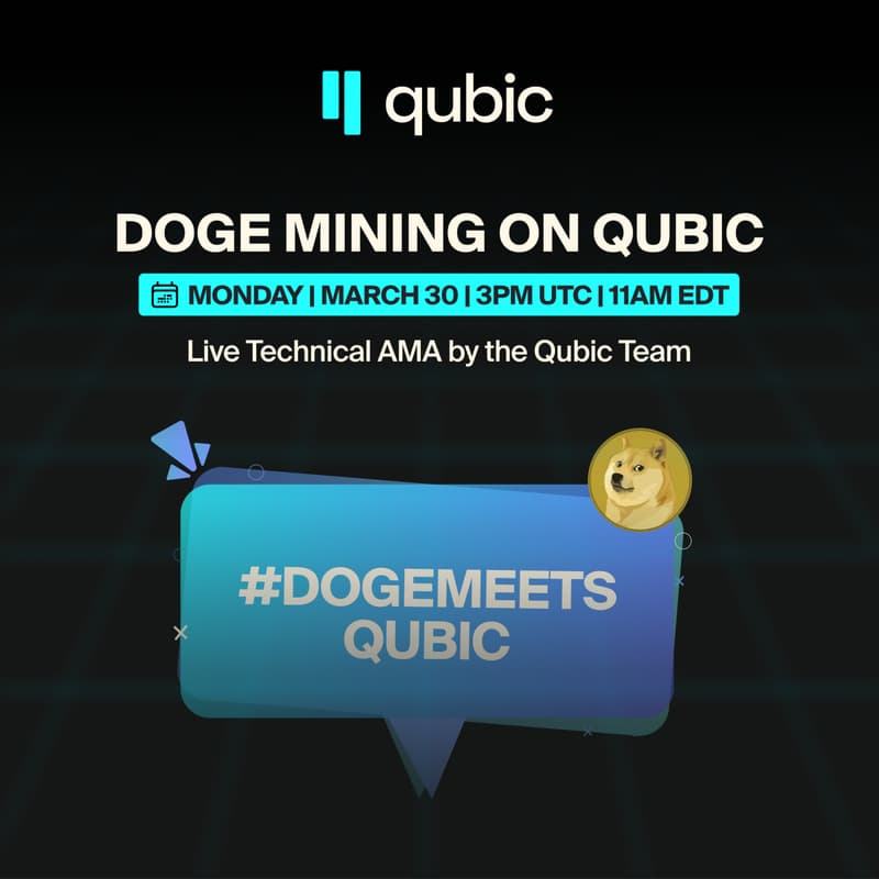 Cover Image for Qubic "DOGE Mining" AMA