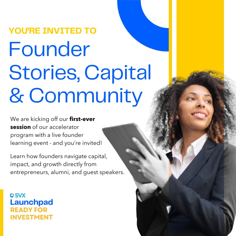 Cover Image for Founder Stories, Capital & Community