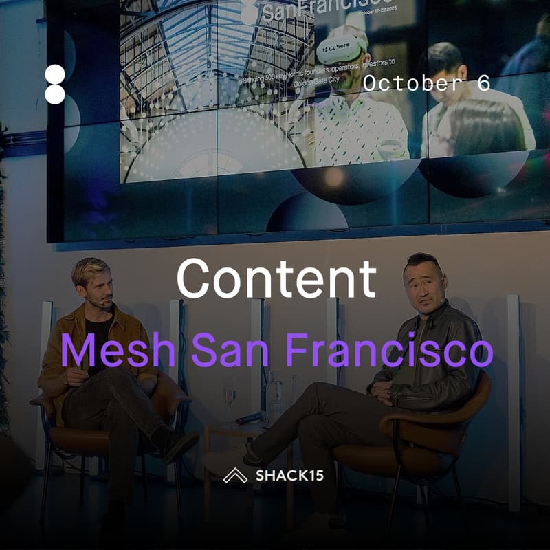 Cover Image for Mesh SF - Content @ Shack15