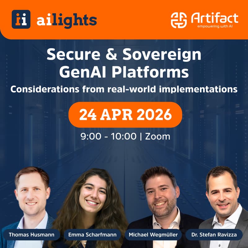Cover Image for aiLights - Secure & Sovereign GenAI Platforms - Considerations from real-world implementations | Artifact