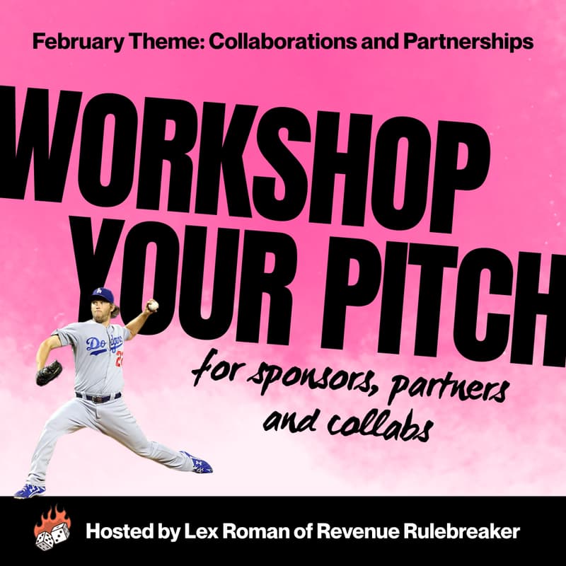Cover Image for Pitch Workshop: Sponsors, Collaborations and Partnerships