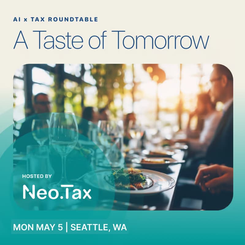 Cover Image for AI x Tax Roundtable Seattle