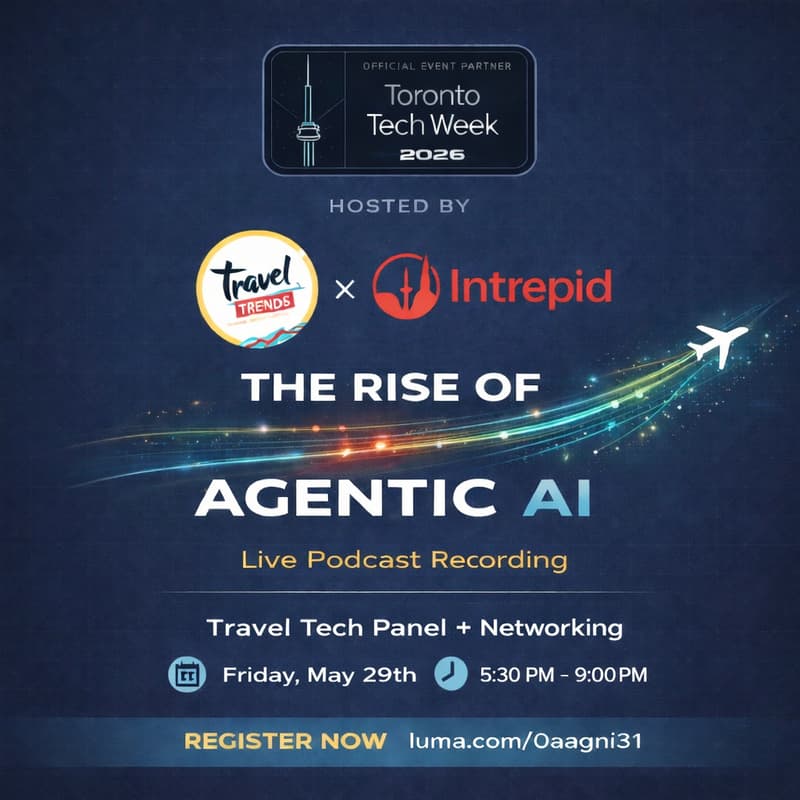 Cover Image for The Rise of Agentic AI in Travel (Live Podcast Recording)