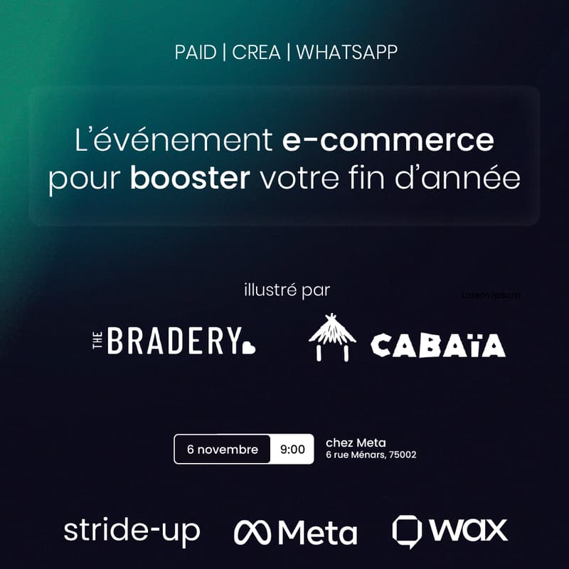 Cover Image for Stride-up et WAX vous donnent rendez-vous chez Meta