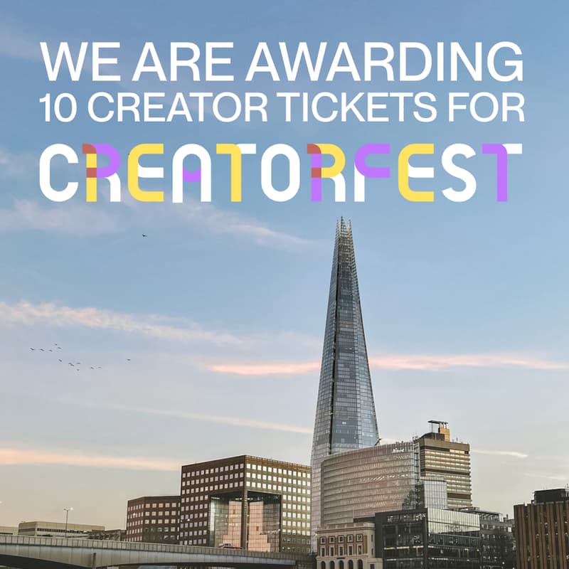 Cover Image for CreatorFest Tickets for 10 Creators
