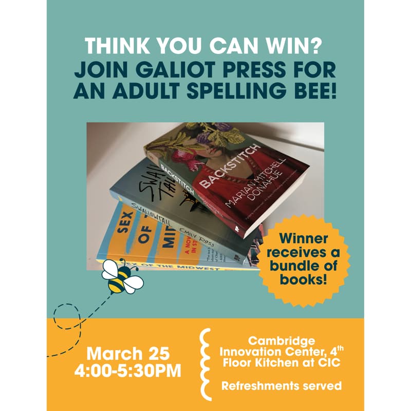 Cover Image for Adult Spelling Bee with CIC and special guest! Laughs, Snacks, and a Prize!