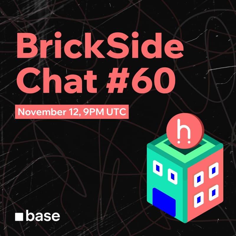 Cover Image for Brick Side Chat #60 - Online Web3 Networking
