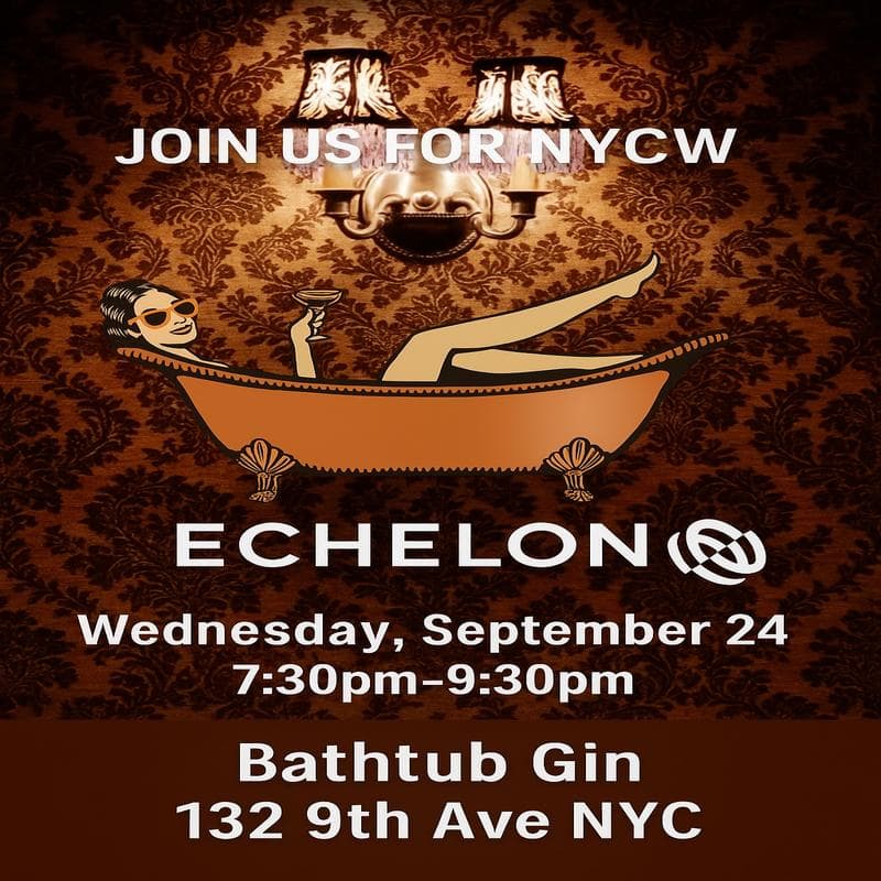 Cover Image for An evening with Echelon: NYCW cocktails and connection