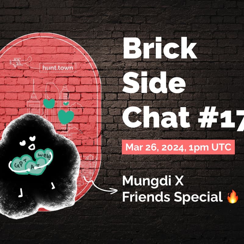 Cover Image for Brick Side Chat #17 - Online Web3 Networking Meetup