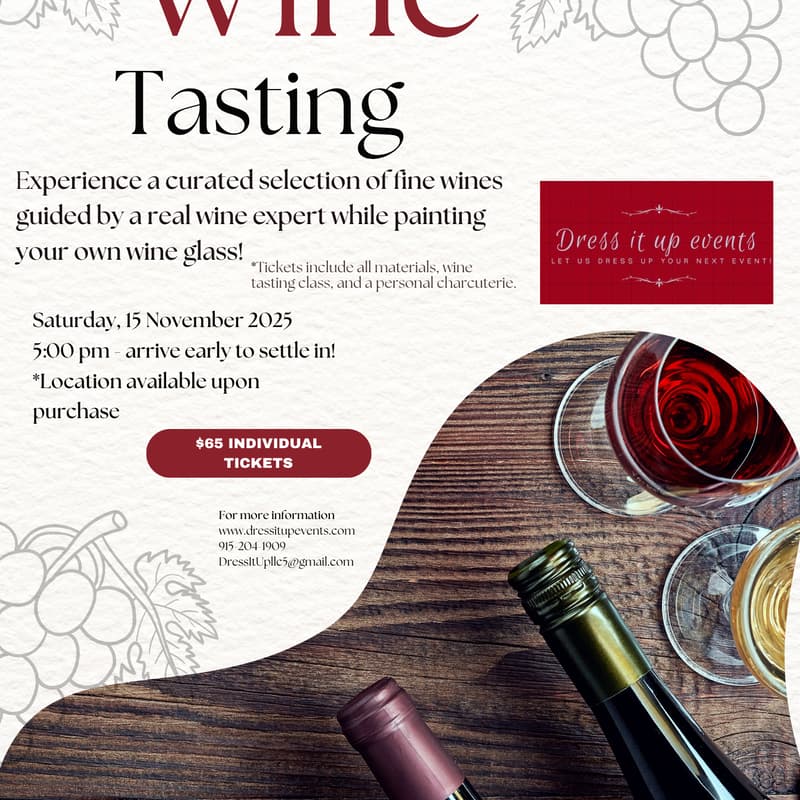 Cover Image for Wine Down with Dress It Up Events