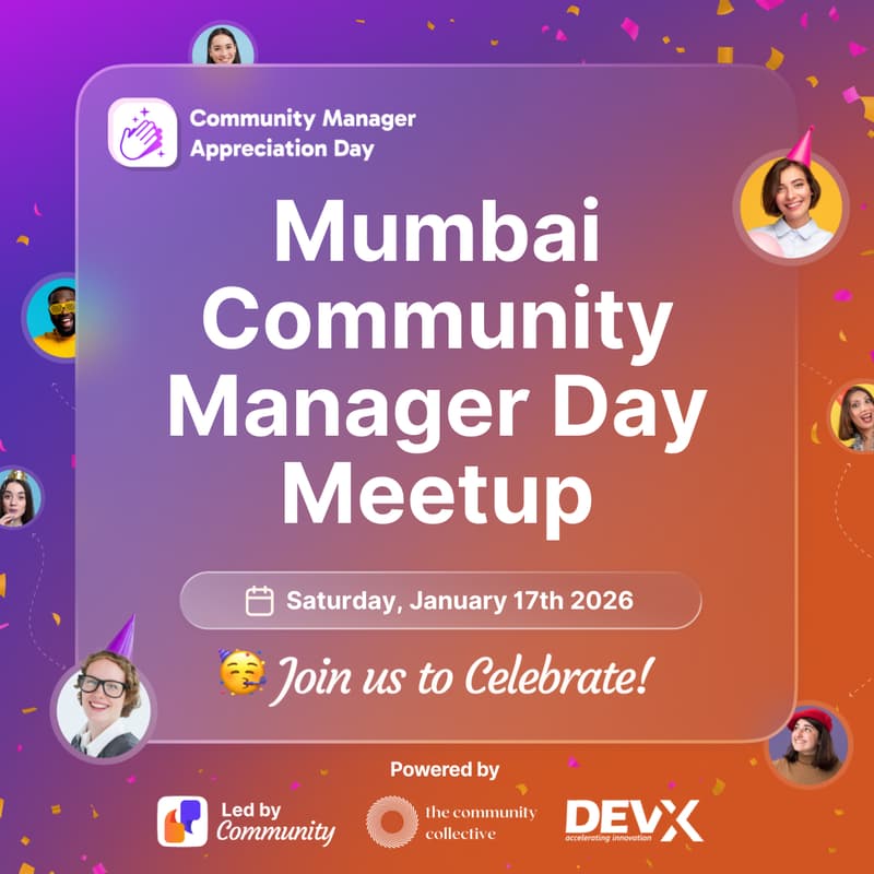 Cover Image for Mumbai: Community Manager Day Meetup 2026