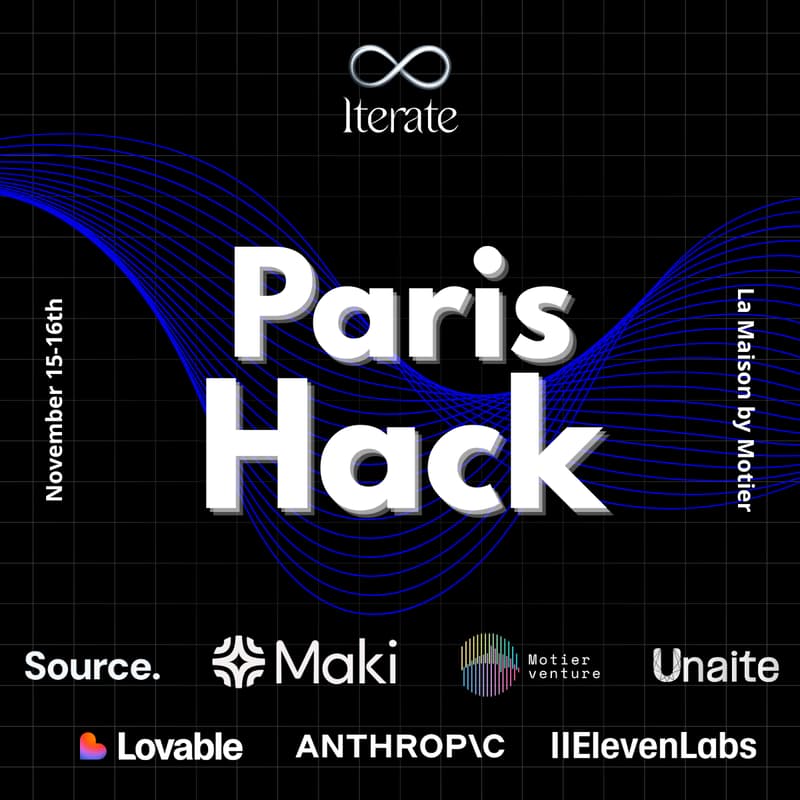 Cover Image for Iterate - Paris Hackathon