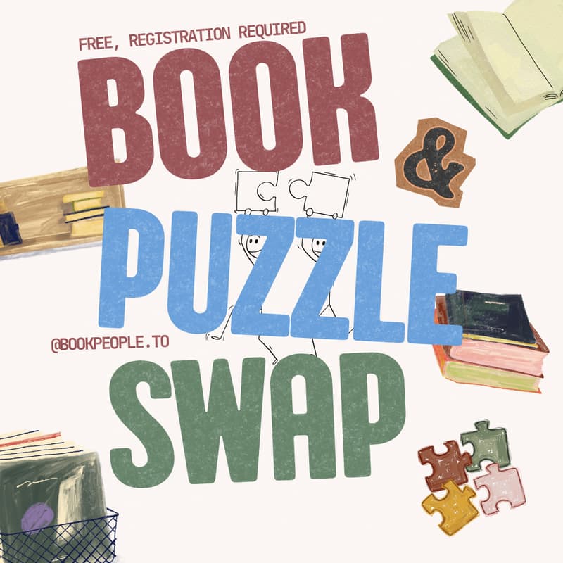 Cover Image for Book & Puzzle Swap!