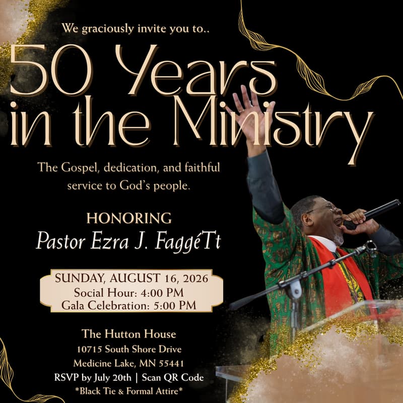 Cover Image for 50 Years In The Ministry Celebration