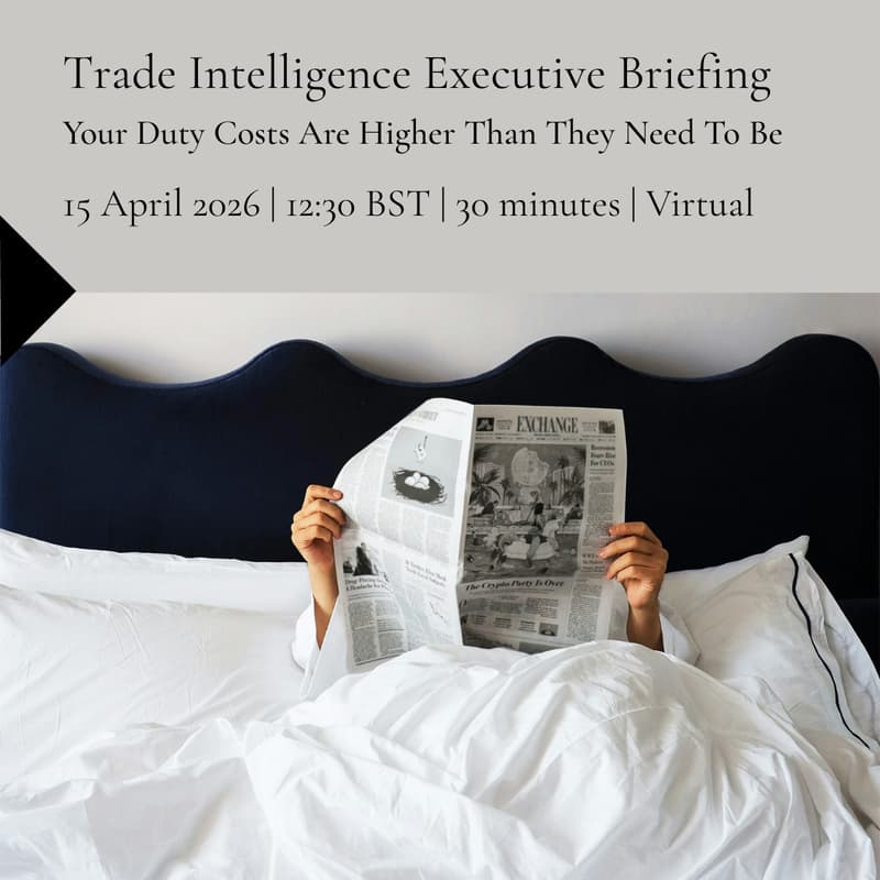 Cover Image for Your Duty Costs Are Higher Than They Need To Be