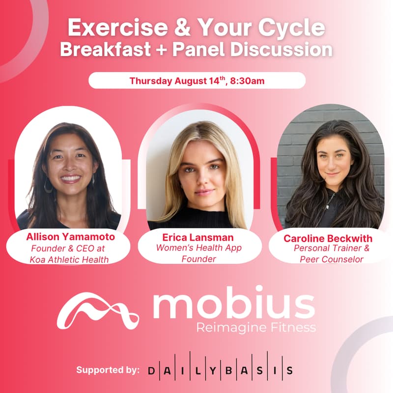 Cover Image for Exercise and Your Cycle - Breakfast + Panel (virtual and in person)