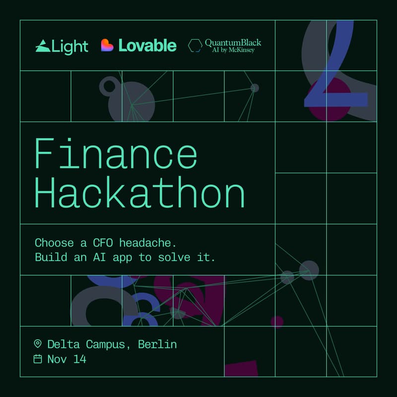 Cover Image for Light x Lovable x QuantumBlack, AI by McKinsey Finance Hackathon