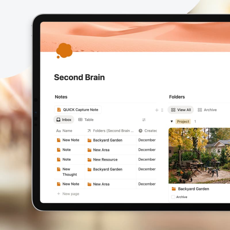 Cover Image for Notion Masterclass: Build Your Second Brain in Notion