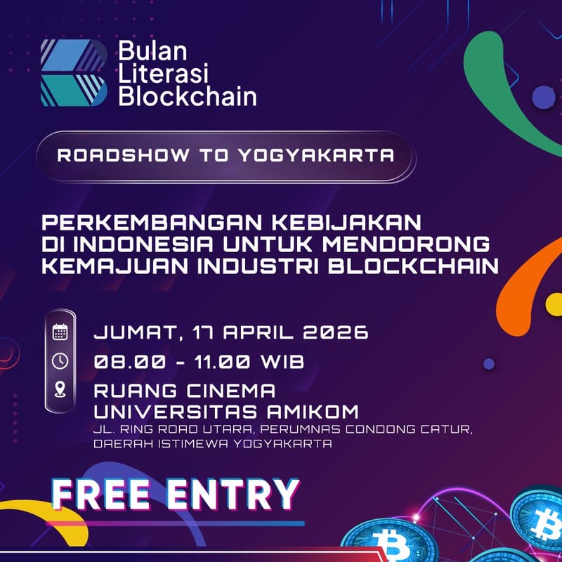 Cover Image for Bulan Literasi Blockchain: Roadshow ke Yogyakarta