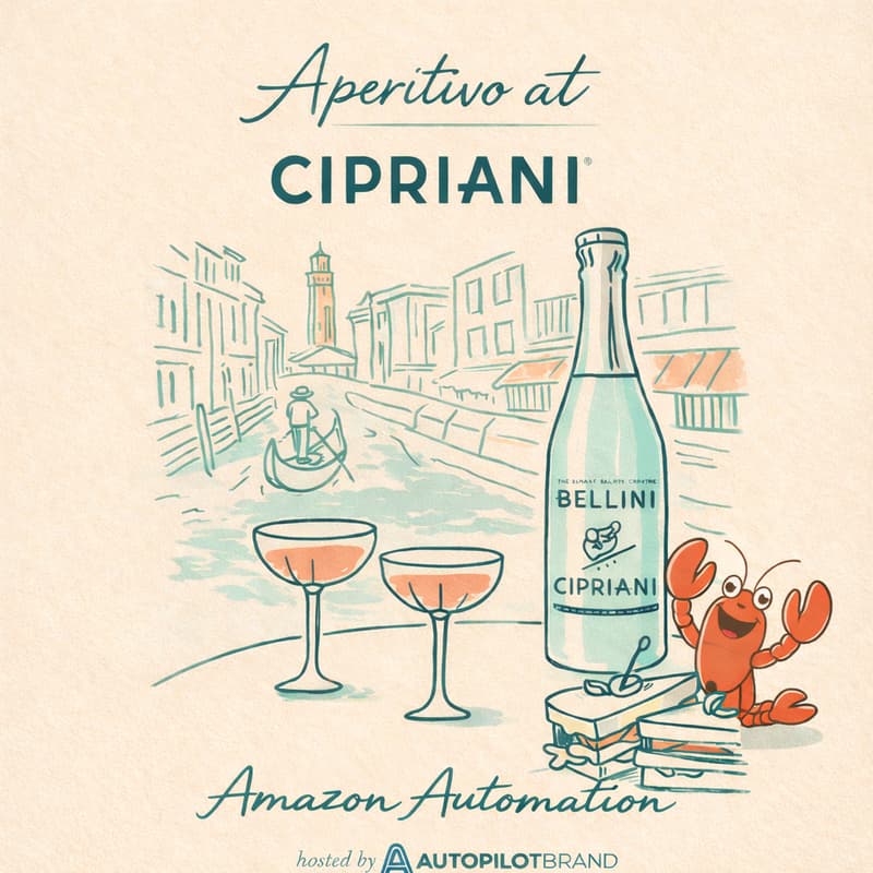 Cover Image for Aperitivo @ Cipriani: Amazon Automation Tools & OpenClaw 🦞