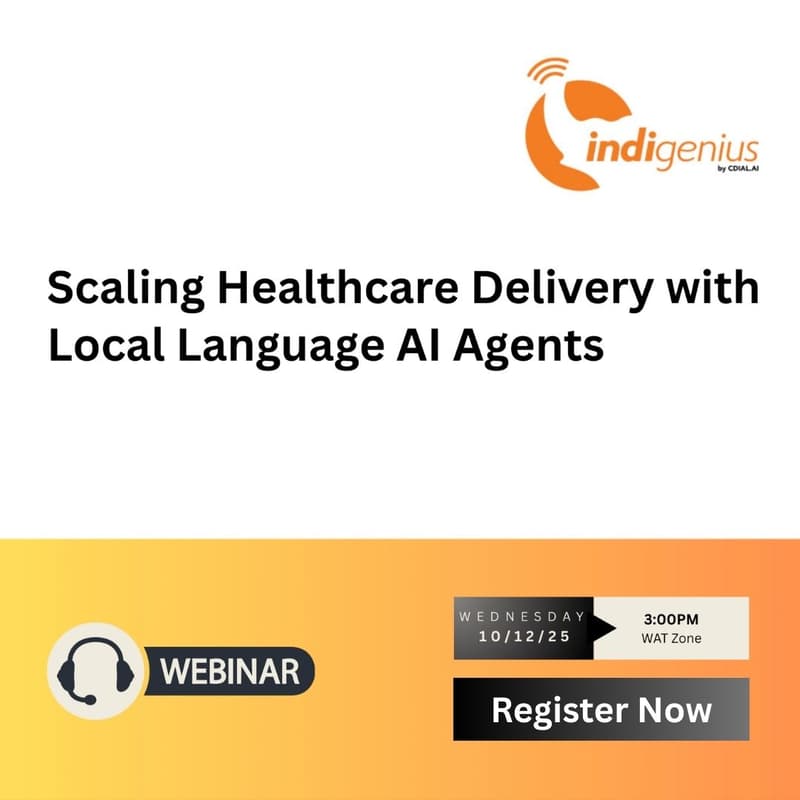 Cover Image for Scaling Healthcare Delivery with Local Language AI Agents