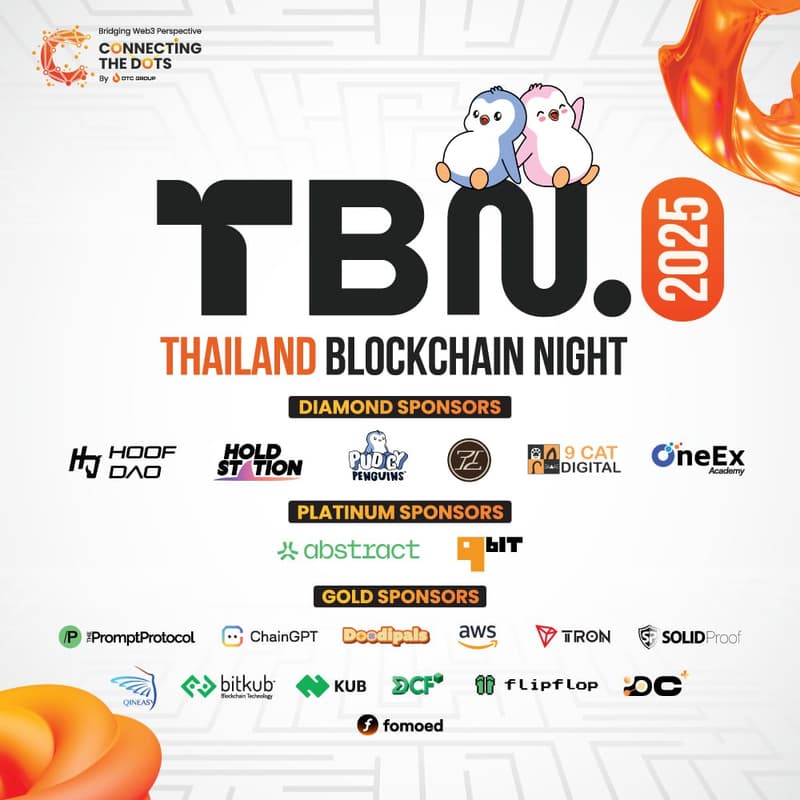 Cover Image for Connecting The Dots - Thailand Blockchain Night 2025 🇹🇭