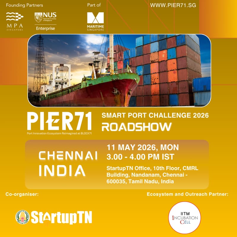 Cover Image for PIER71 SPC 2026 Roadshow - Chennai, India