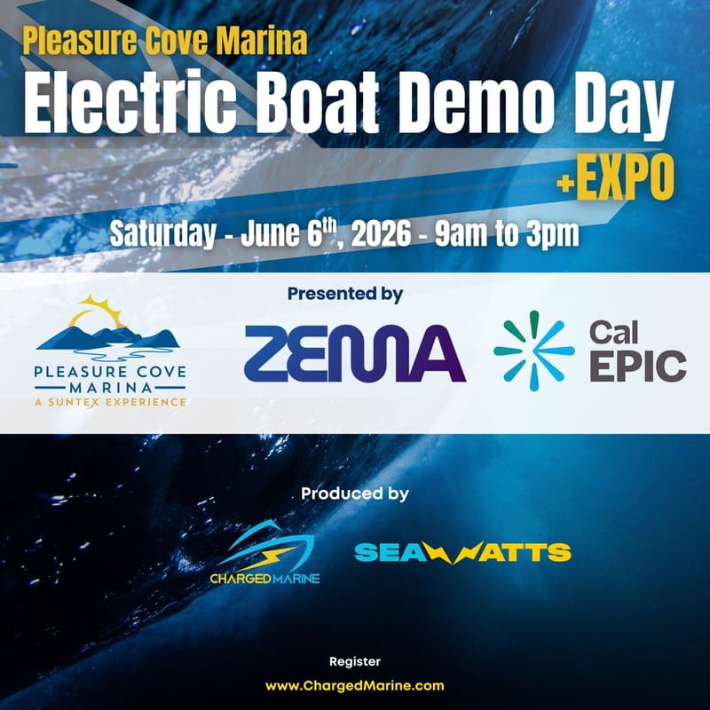 Cover Image for Pleasure Cove Marina Electric Boat Demo Day + EXPO
