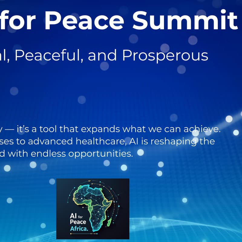 Cover Image for AI for Peace Summit