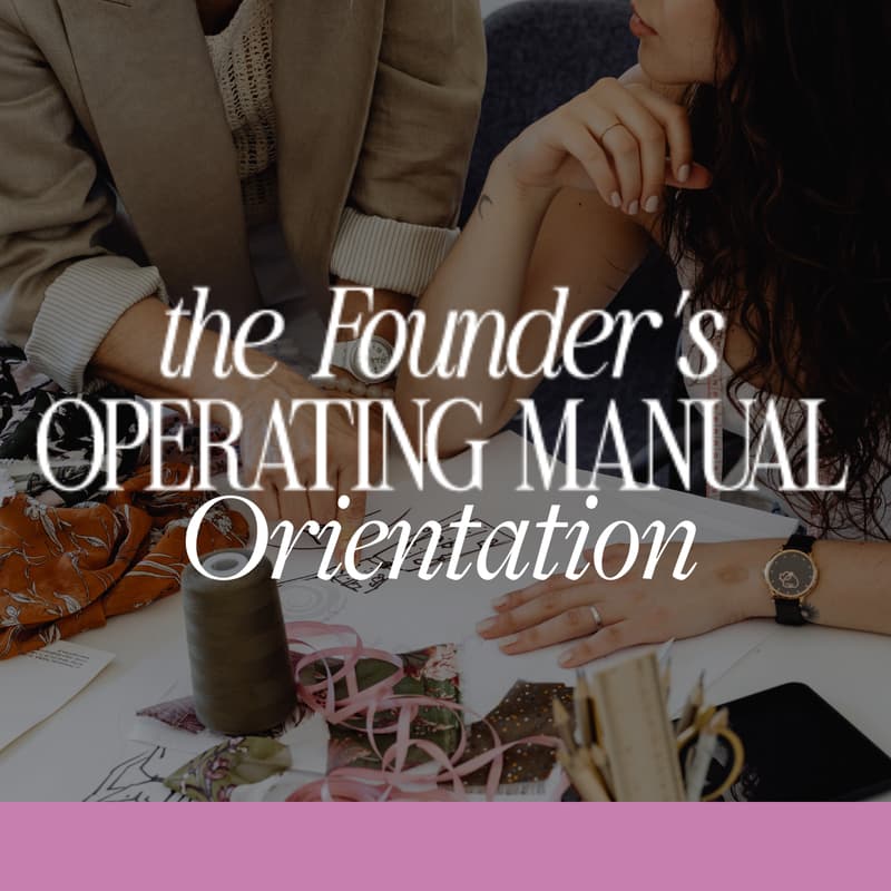 Cover Image for [FOM] Founders Operating Manual Orientation
