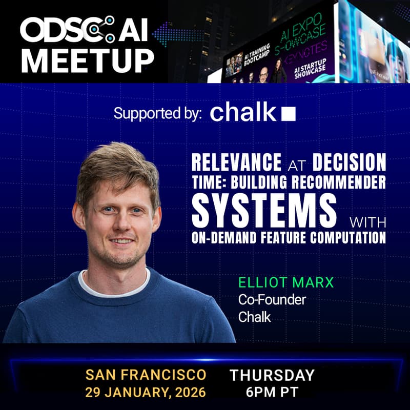 Cover Image for ODSC AI & Chalk Meetup in San Francisco