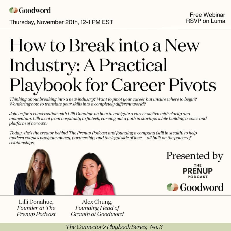 Cover Image for How to Break into a New Industry: A Practical Playbook for Career Pivots - The Connector's Playbook Series, No. 3