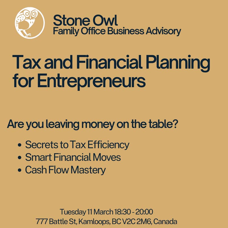 Cover Image for Tax and Financial Planning for Entrepreneurs