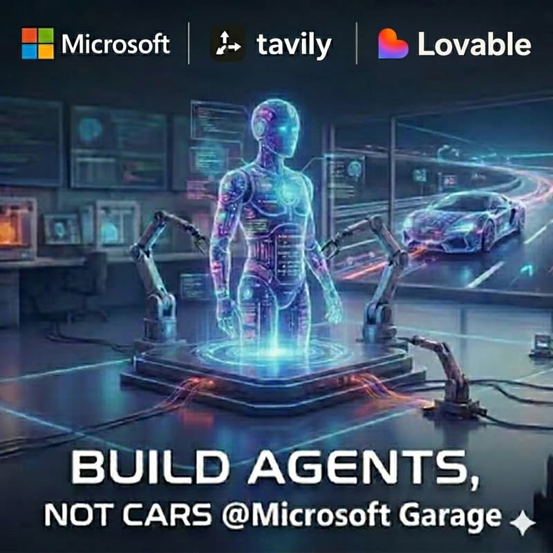 Cover Image for Build Agents, Not Cars at the @Microsoft Garage in NYC