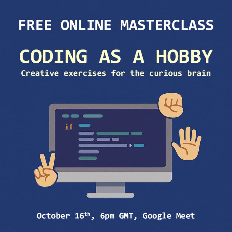 Cover Image for Coding as a Hobby