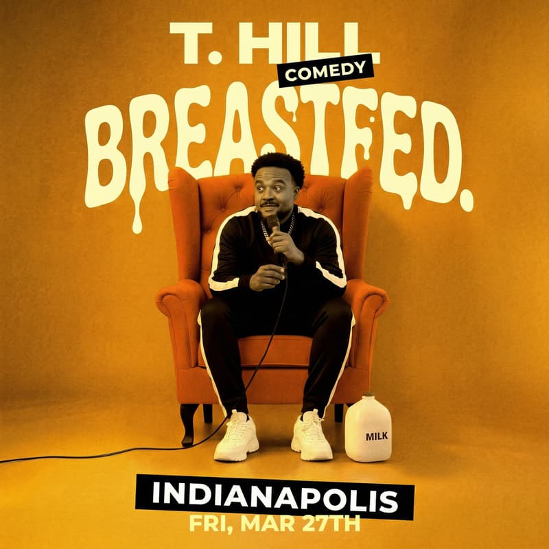 Cover Image for Breastfed 🎤 T. Hill Comedy Show (21+)
