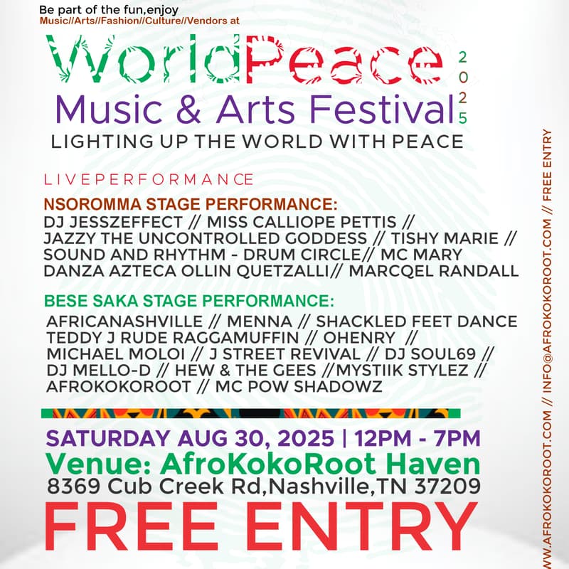 Cover Image for World Peace Music & Arts Festival 2025