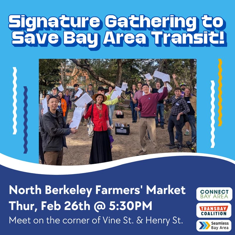 Cover Image for Signature Gathering at North Berkeley Farmers' Market