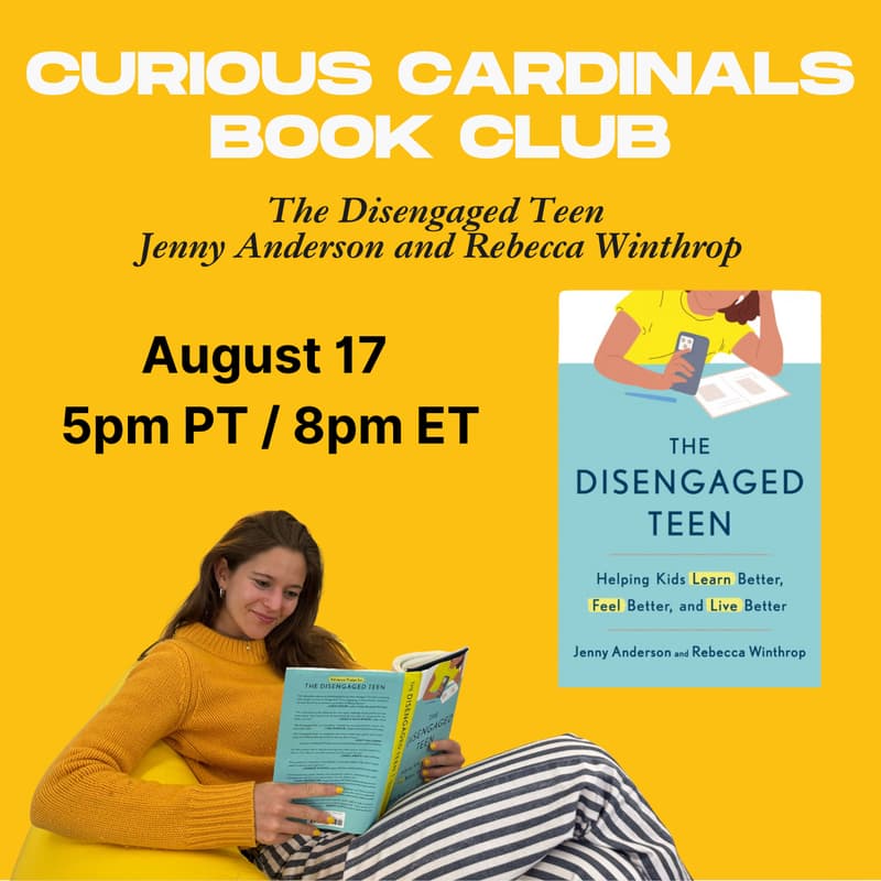 Cover Image for Curious Cardinals Book Club: The Disengaged Teen