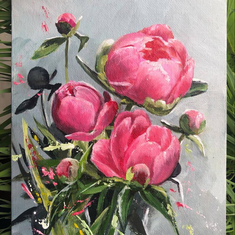 Cover Image for PAINTING PEONY WORKSHOP Mother’s Day Special