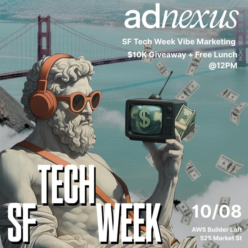 Cover Image for Ad.Nexus Vibe Marketing Meetup + Free Streaming Ad Credits